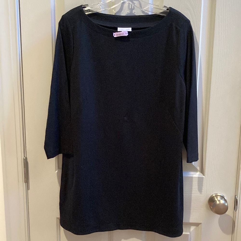 EUC J.Jill black ponte top